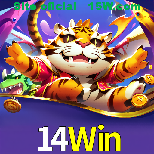 Imagem promocional da 14Win mostrando a plataforma e suas vantagens